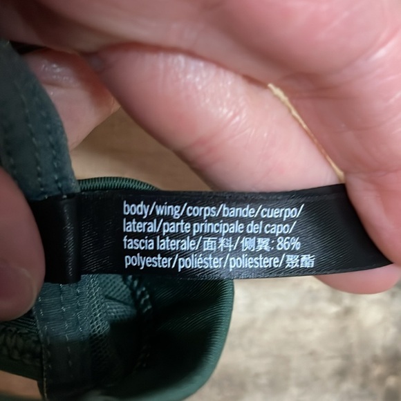 Victoria Sport size Large Green Razor Back V-neck Back Cutout Design Sports Bra - Picture 5 of 7